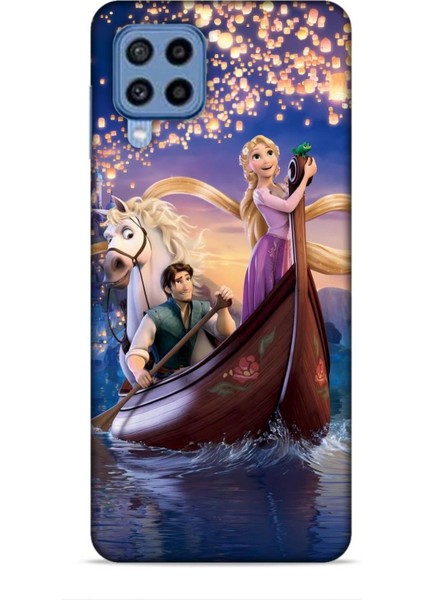 Samsung Galaxy M22 Kılıf Animasyon 25 Rapunzel Soyulmayan Kılıf