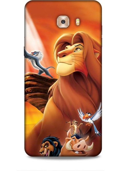 Samsung Galaxy C9 Pro Kılıf Animasyon 23 Aslan Kral Telefon Kabı