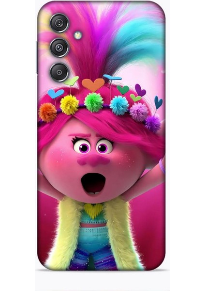 Samsung Galaxy M34 5g Kılıf Animasyon 11 Troller Pembe 4K Baskılı Kılıf