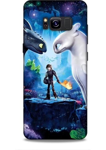 Samsung Galaxy S8 Kılıf Animasyon 18 Ejderhanı Nasıl Eğitirsin Parlak Kılıf