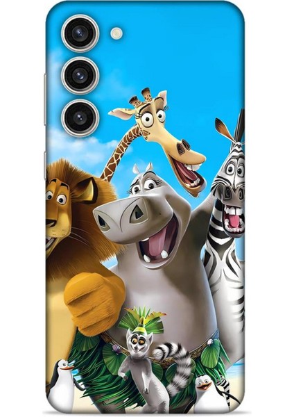Samsung Galaxy S23 Plus Kılıf Animasyon 26 Madagascar Soft Kapak