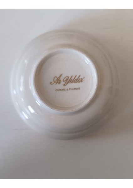 Bubble Kırık Bej Derin Kase 4 Parça 11 cm