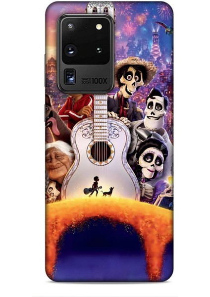 Samsung Galaxy S20 Ultra Kılıf Animasyon 27 Coco Lazer Kesim Silikon