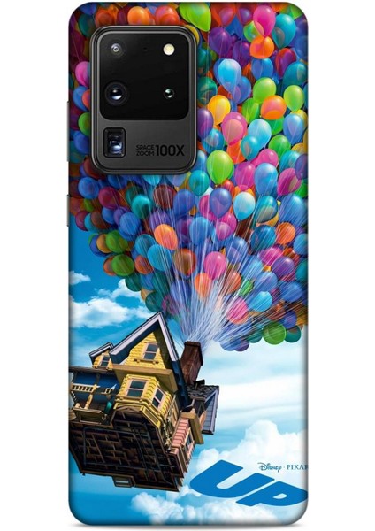 Samsung Galaxy S20 Ultra Kılıf Animasyon 13 Yukarı Bak Up Case Kapak