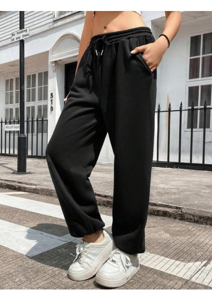 Kadın Kendinden Kıvırma Bol Eşofman fiyatları