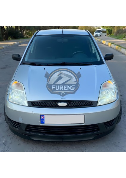 Ford Fiesta 2002-2008 Uyumlu H Lip Esnek Ön Lip 2 Parça Karlık Ön Ek Tampon Altı Dil