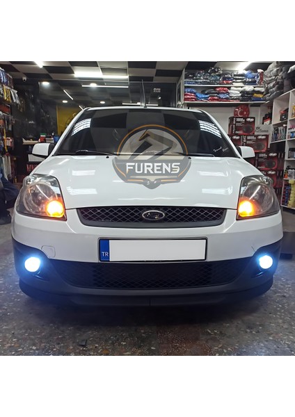 Ford Fiesta 2002-2008 Uyumlu H Lip Esnek Ön Lip 2 Parça Karlık Ön Ek Tampon Altı Dil