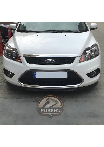 Ford Focus 2,5 2008-2011 Uyumlu H Lip Esnek Ön Lip 2 Parça Karlık Ön Ek Tampon Altı Dil