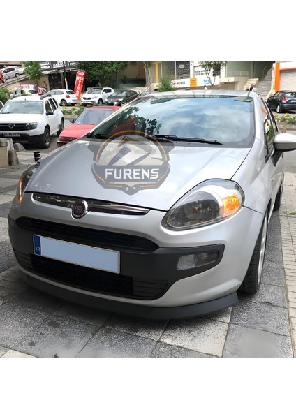 Fiat Punto 2005-2018 Uyumlu H Lip Esnek Ön Lip 2 Parça Karlık Ön Ek Tampon Altı Dil