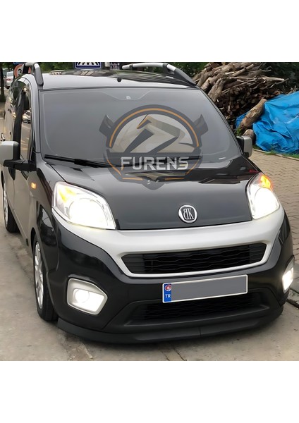 Fiat Fiorino 2008-2023 Uyumlu H Lip Esnek Ön Lip 2 Parça Karlık Ön Ek Tampon Altı Dil