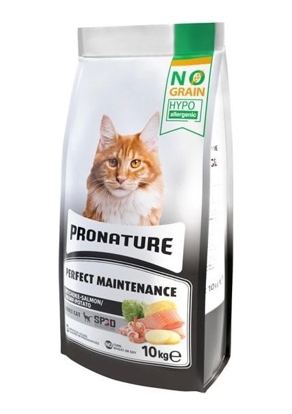 Hypo-Allergenic Tahılsız Somonlu Karidesli Yetişkin Kedi Maması 10 kg fiyatları