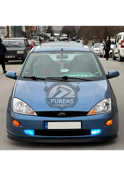 Ford Focus 1 1999-2004 Uyumlu H Lip Esnek Ön Lip 2 Parça Karlık Ön Ek Tampon Altı Dil