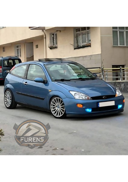 Ford Focus 1 1999-2004 Uyumlu H Lip Esnek Ön Lip 2 Parça Karlık Ön Ek Tampon Altı Dil