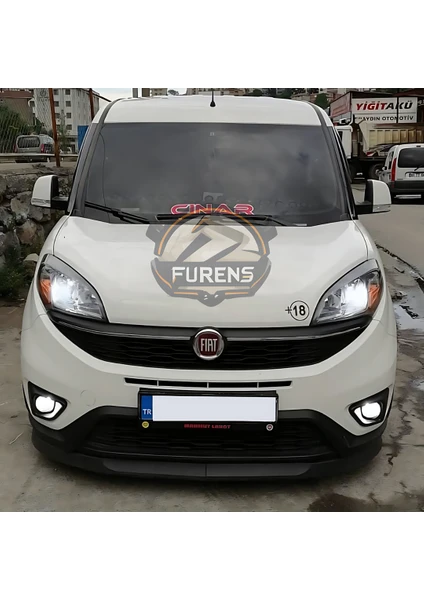 Fiat Doblo 4 2015-2023 Uyumlu H Lip Esnek Ön Lip 2 Parça Karlık Ön Ek Tampon Altı Dil