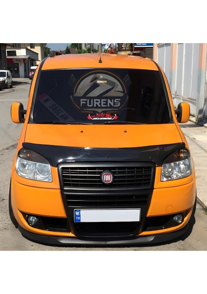 Fiat Doblo 2 2005-2010 Uyumlu H Lip Esnek Ön Lip 2 Parça Karlık Ön Ek Tampon Altı Dil