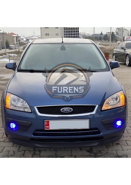 Ford Focus 2 2005-2008 Uyumlu H Lip Esnek Ön Lip 2 Parça Karlık Ön Ek Tampon Altı Dil