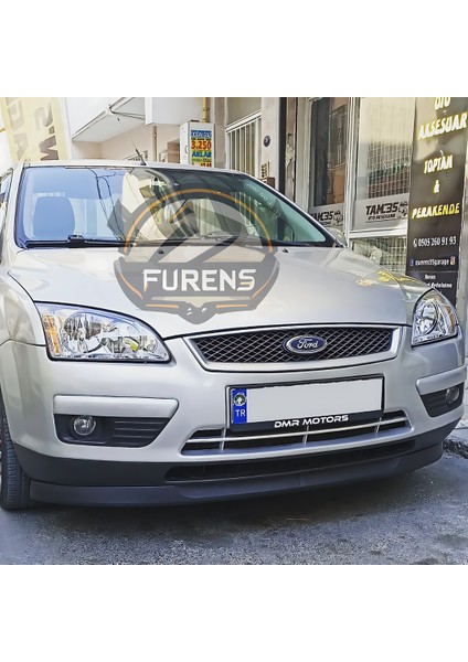 Ford Focus 2 2005-2008 Uyumlu H Lip Esnek Ön Lip 2 Parça Karlık Ön Ek Tampon Altı Dil