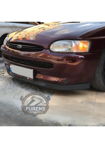 Ford Escort 1993-2003 Uyumlu H Lip Esnek Ön Lip 2 Parça Karlık Ön Ek Tampon Altı Dil