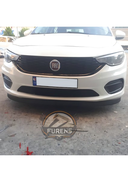 Fiat Egea 2015-2023 Uyumlu H Lip Esnek Ön Lip 2 Parça Karlık Ön Ek Tampon Altı Dil