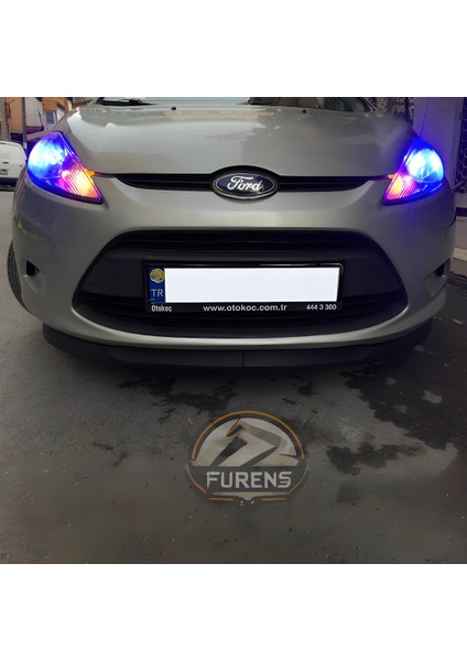 Ford Fiesta 2009-2013 Uyumlu H Lip Esnek Ön Lip 2 Parça Karlık Ön Ek Tampon Altı Dil