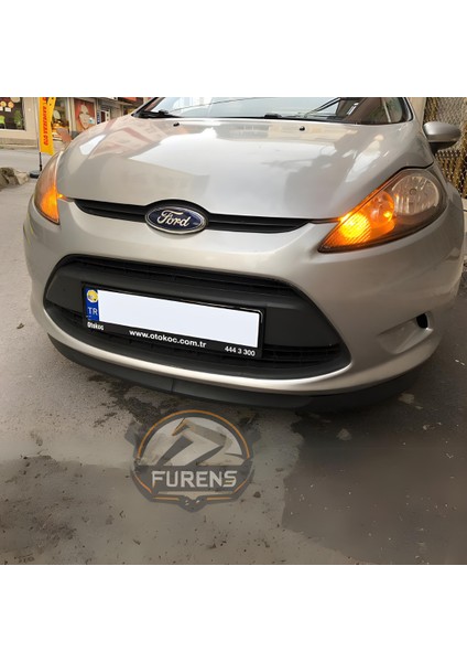 Ford Fiesta 2009-2013 Uyumlu H Lip Esnek Ön Lip 2 Parça Karlık Ön Ek Tampon Altı Dil