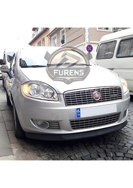 Fiat Linea 2007-2017 Uyumlu H Lip Esnek Ön Lip 2 Parça Karlık Ön Ek Tampon Altı Dil