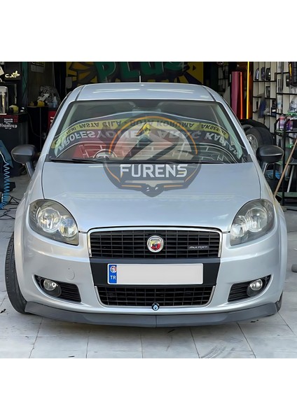 Fiat Linea 2007-2017 Uyumlu H Lip Esnek Ön Lip 2 Parça Karlık Ön Ek Tampon Altı Dil