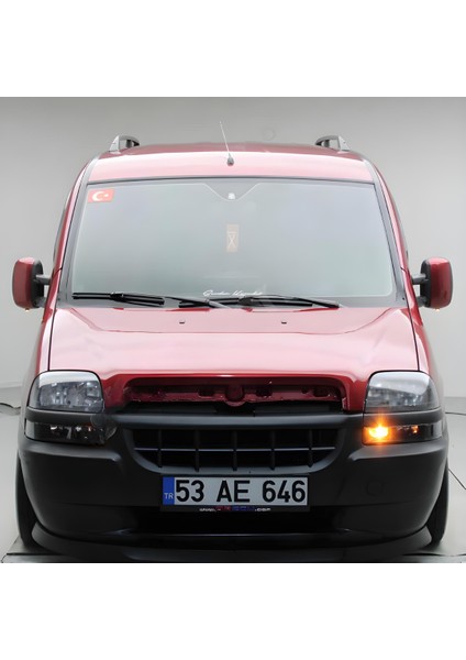 Fiat Doblo 1 2001-2005 Uyumlu H Lip Esnek Ön Lip 2 Parça Karlık Ön Ek Tampon Altı Dil