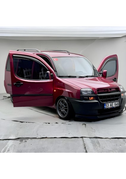 Fiat Doblo 1 2001-2005 Uyumlu H Lip Esnek Ön Lip 2 Parça Karlık Ön Ek Tampon Altı Dil