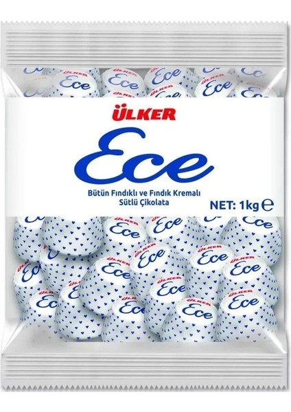 Ece Ikramlık Fındıklı Çikolata 2kg (2pk*1kg)