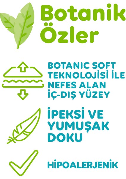 Bebek Bezi Botanika Beden:4 (4-9 kg) Maxi 216 Adet Aylık Fırsat Paketi