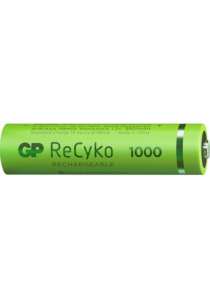 Kornea Store Gp Recyko 950 Mah R03 Aaa Şarjlı 2li Pil GP100AAAHCE-2EB2 (GPRHC103E000) (K246)