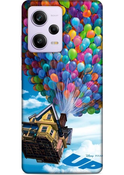 Xiaomi Redmi Note 12 Pro 4g Kılıf Animasyon 13 Yukarı Bak Up Case Kapak