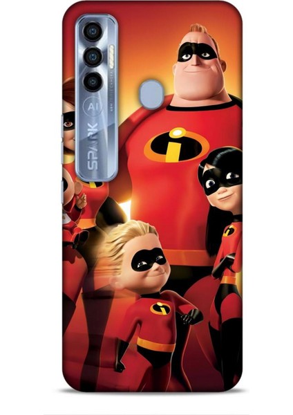 Tecno Spark 7 Pro Kılıf Animasyon 22 The Incredibles Kap