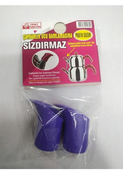 2 Li Çaydanlık Sıvı Sızdırma Önleyici