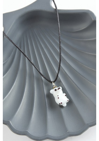 Kutup Ayısı Cam Kolye