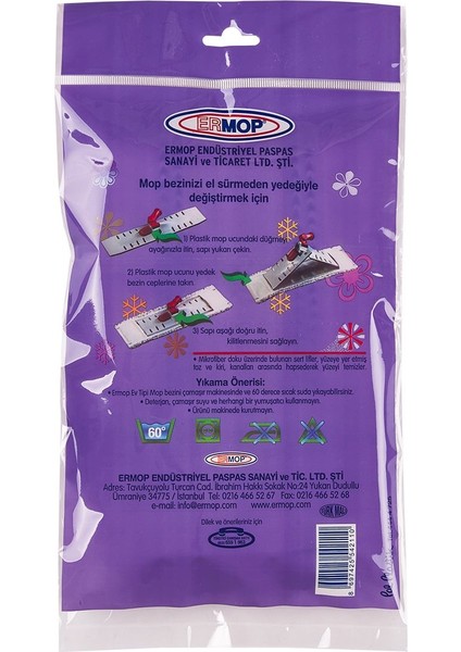 Ev Tipi Mop Yedek 40CM