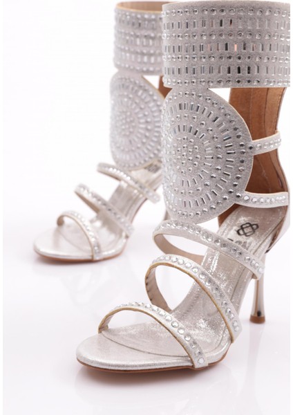 K1001 Kadin Troklu Topuklu Abiye Ayakkabi fırsatları