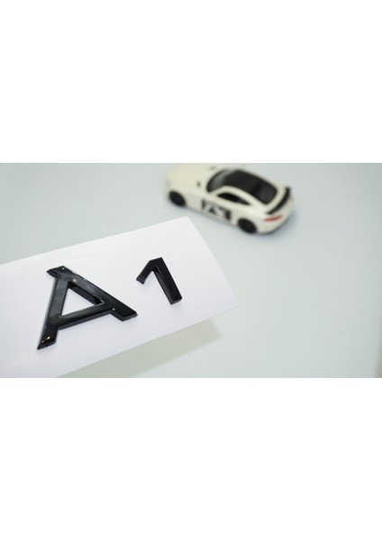 A1 Bagaj Siyah Abs 3m Yazı Logo Arma Audi Ile Uyumlu