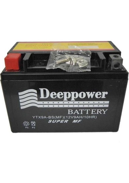 Deep Power Deeppower Ytx9-Bs Bakımsız Akü Pulsar Rs NS200 Duke 200 -250- 390