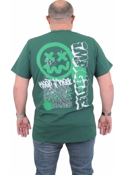 Erkek Büyük Beden Sıfır Yaka T-Shirt Imagine 24126 Neftı fiyatları