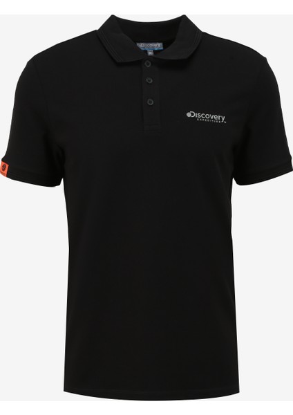 Siyah Erkek Basic Polo T-Shirt D4SM-TST3248