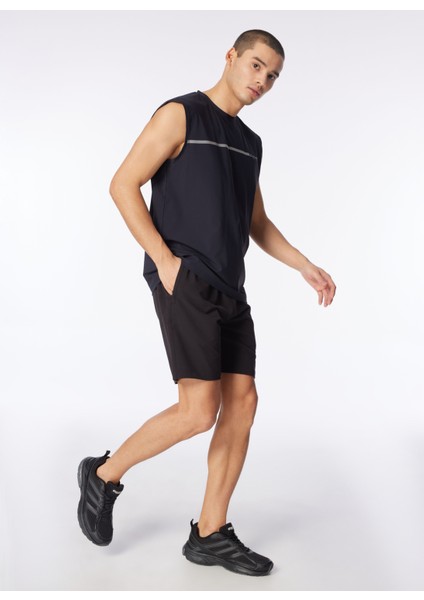 Siyah Erkek Şort D4SM-SHT3208