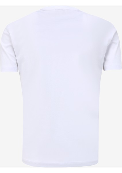 Bisiklet Yaka Beyaz Erkek T-Shirt 3DPT08PJM9Z fiyatları