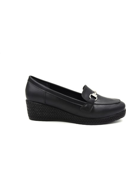 (Park Moda) Poli Hafif Taban Toka Detaylı Dolgu Günlük Kadın Ayakkabı Siyah fiyatları