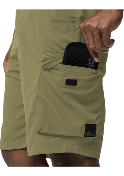 JACK WOLFSKİN Kalahari Cargo M 1508381-4511 ERKEK Haki Şort fiyatları