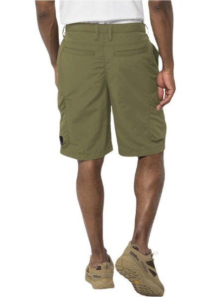 JACK WOLFSKİN Kalahari Cargo M 1508381-4511 ERKEK Haki Şort modelleri