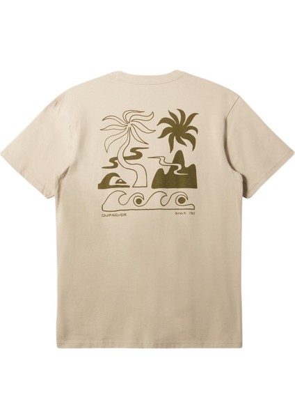 Tropical Breeze Mor Erkek Krem T-Shirt fiyatları