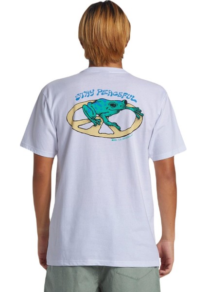 Stay Peaceful Moe AQYZT09541-10 ERKEK Beyaz Tişört modelleri