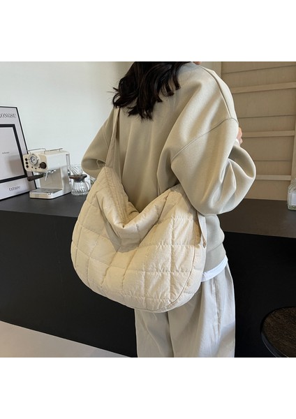 Kadınlar Için Yeni Elmas Çapraz Askılı Çanta, Büyük Kapasiteli Öğrenci Sınıfı Bez Çantası, Işe Gidip Gelme Naylon Bez Çantası, Basit Ruiying Omuz Çantası (Yurt Dışından) indirimleri